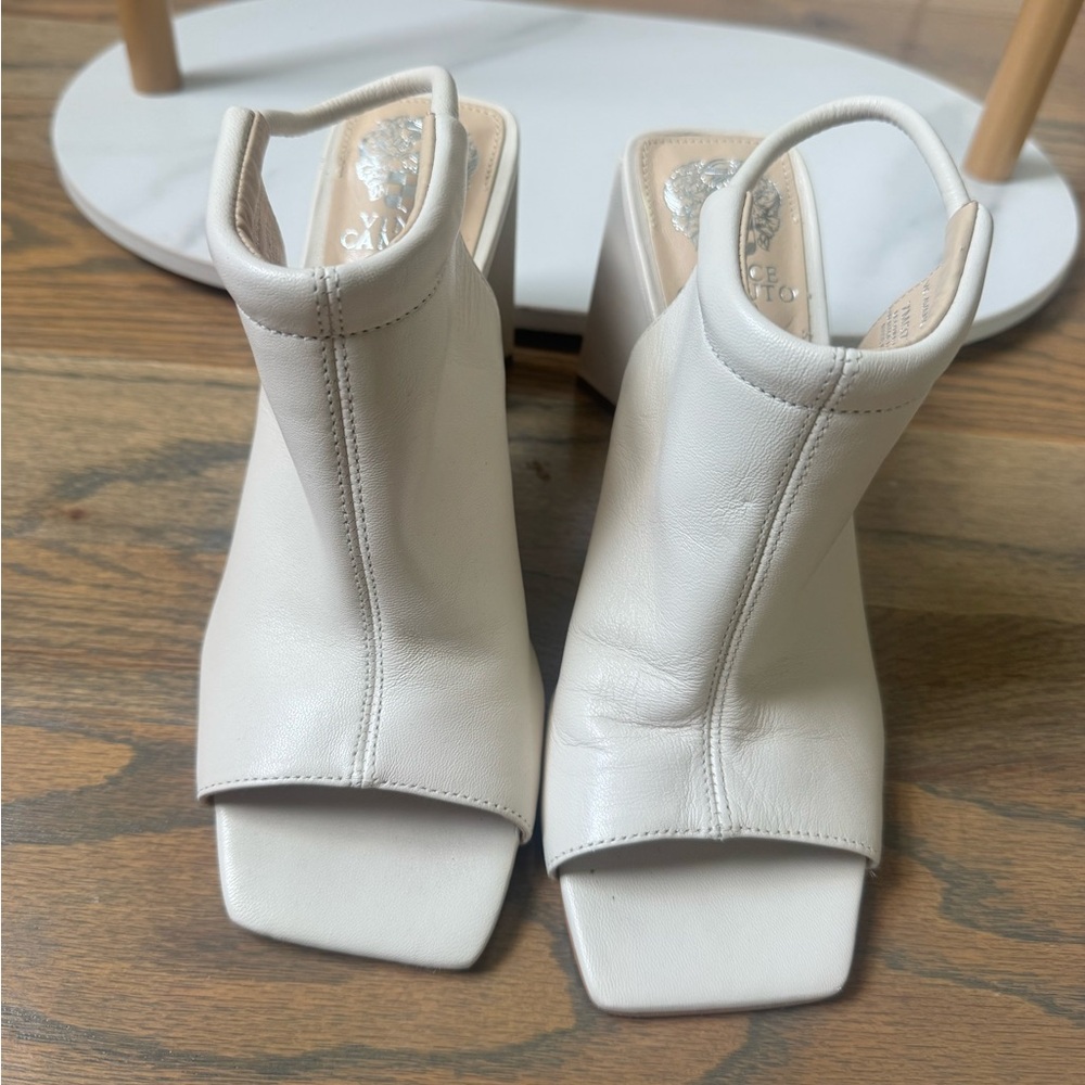 Vince Camuto | VINCE CAMUTO Avangila Leather Pump In Nocciola Mestico - Picture 6 of 6
